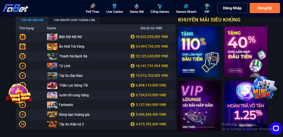 Ưu đãi chào mừng thành viên mới tại 98win9 bet